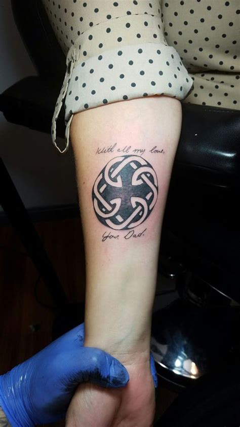 vater tochter tattoo|celtic father daughter tattoo.